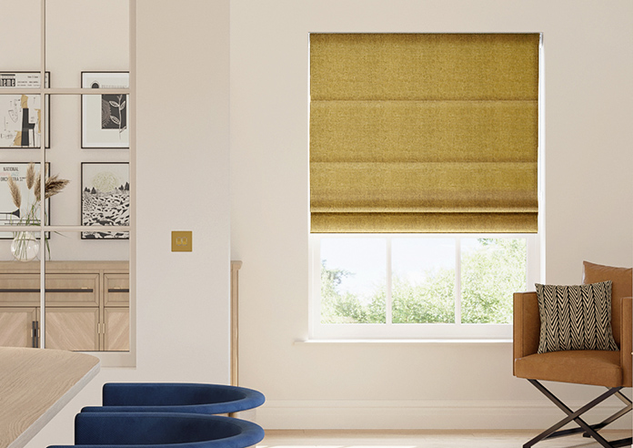 Jakarta, Buttercup - Motorised Roman Blind - Image 3